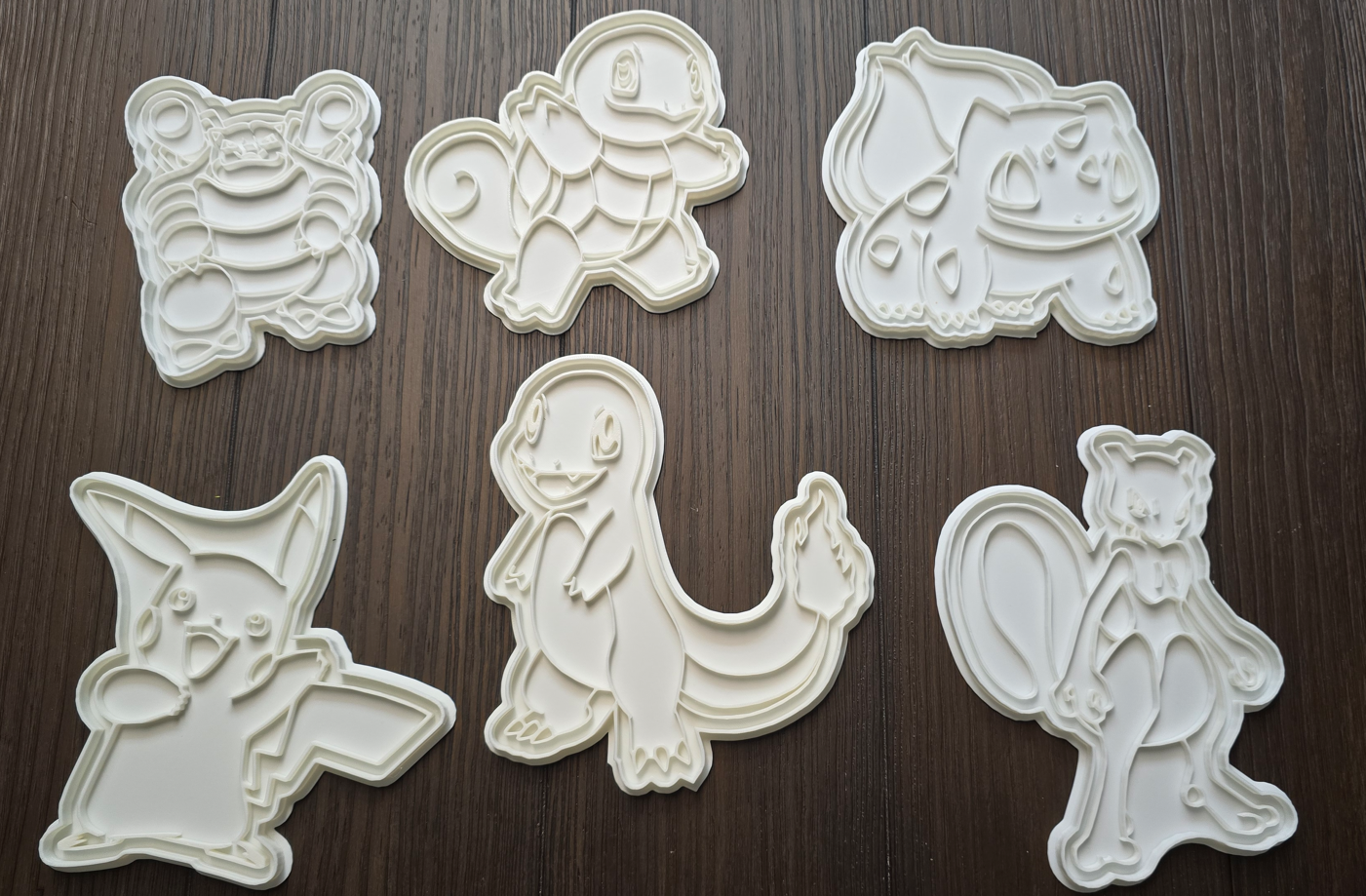 Pokémon Fan-Art Coloring Stencils (Pack of 6)