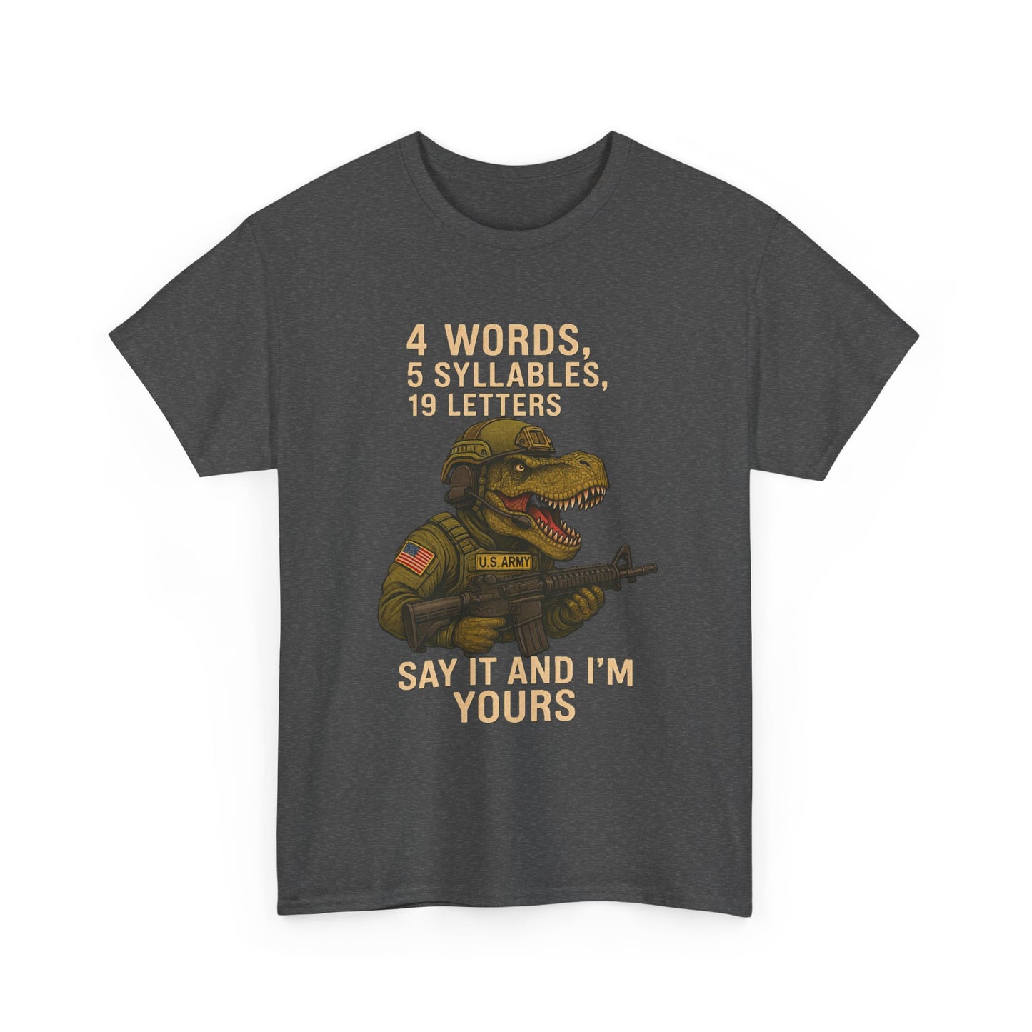 Pro 2A Tactical T-Rex – Patriotic Second Amendment T-Shirt