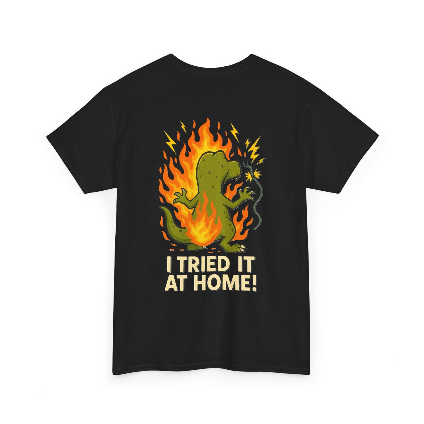 “I Tried It at Home!” – Chaos T-Rex Funny T-Shirt