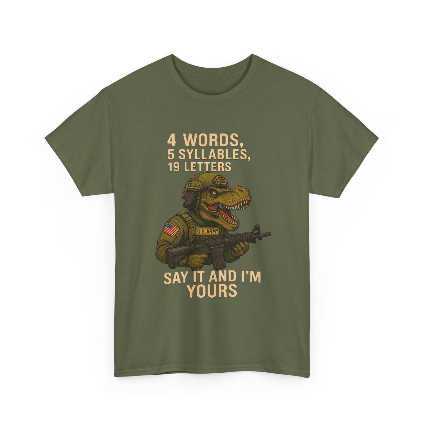 Pro 2A Tactical T-Rex – Patriotic Second Amendment T-Shirt