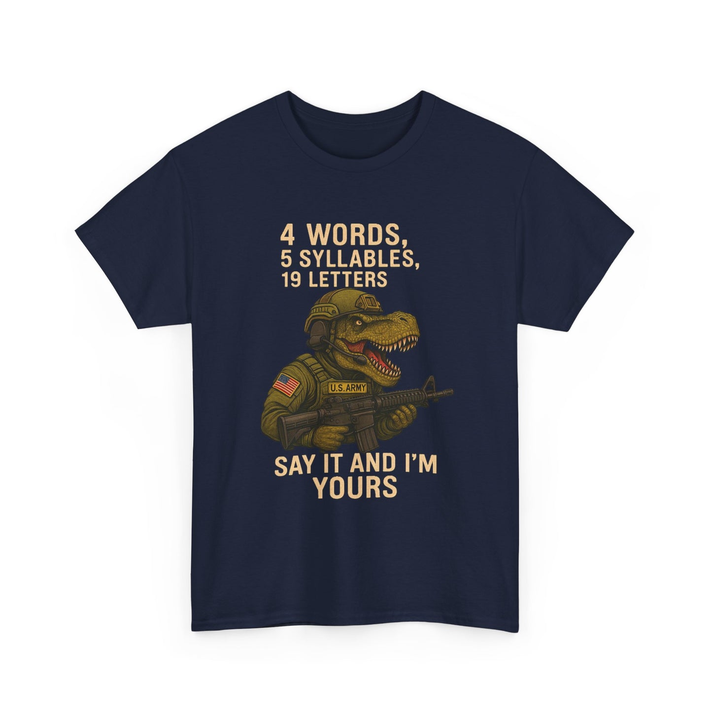 Pro 2A Tactical T-Rex – Patriotic Second Amendment T-Shirt