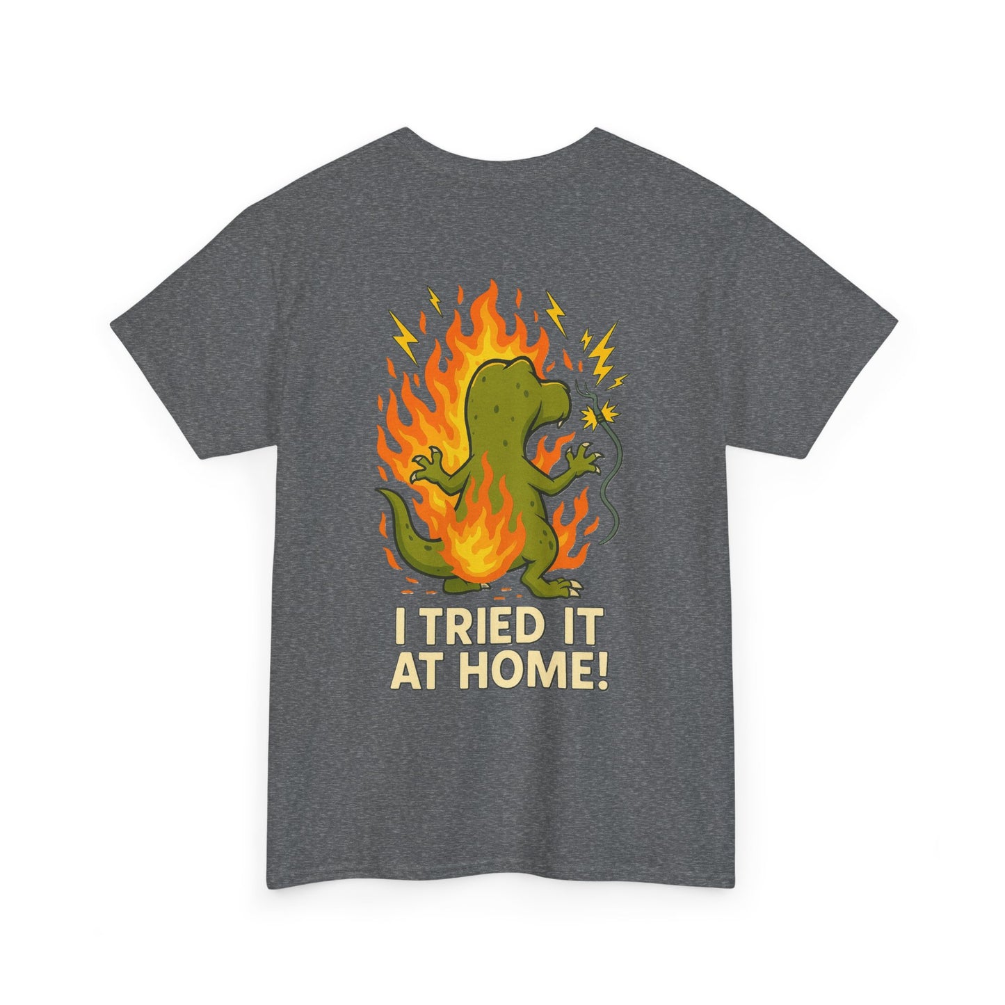 “I Tried It at Home!” – Chaos T-Rex Funny T-Shirt