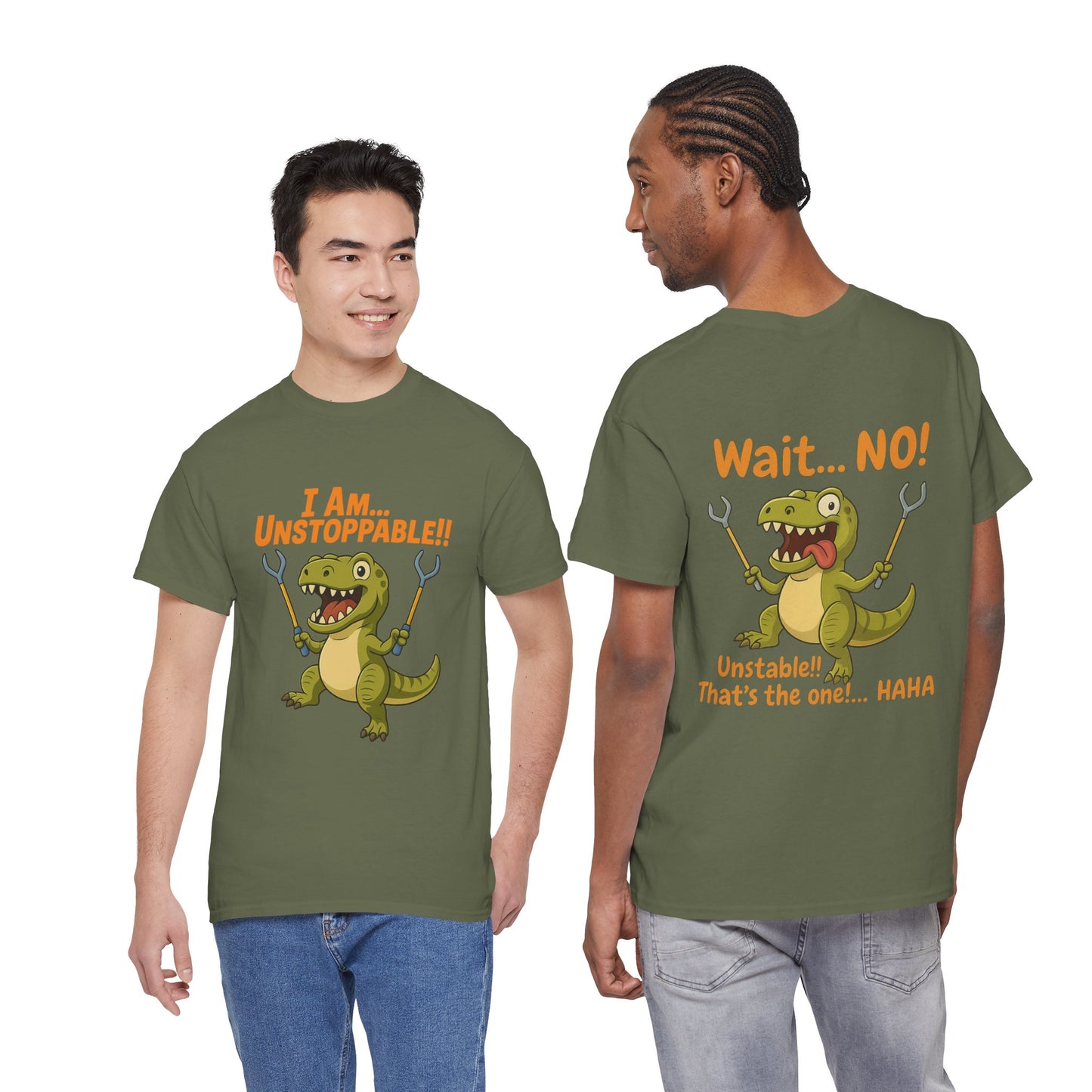 🦖 Unstoppable T-Rex Funny Dinosaur T-Shirt